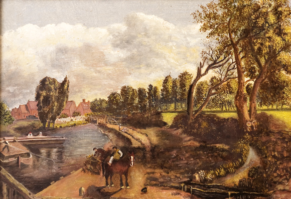 DO017 - Flatford Mill (after John Constable 1817) (15x10½ inches)
