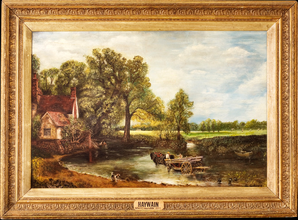 DO026 - Haywain (after John Constable 1837) 1 with frame (22x31 inches)